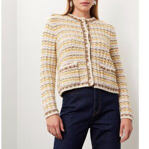 ba&sh Multicolor Striped Cardigan